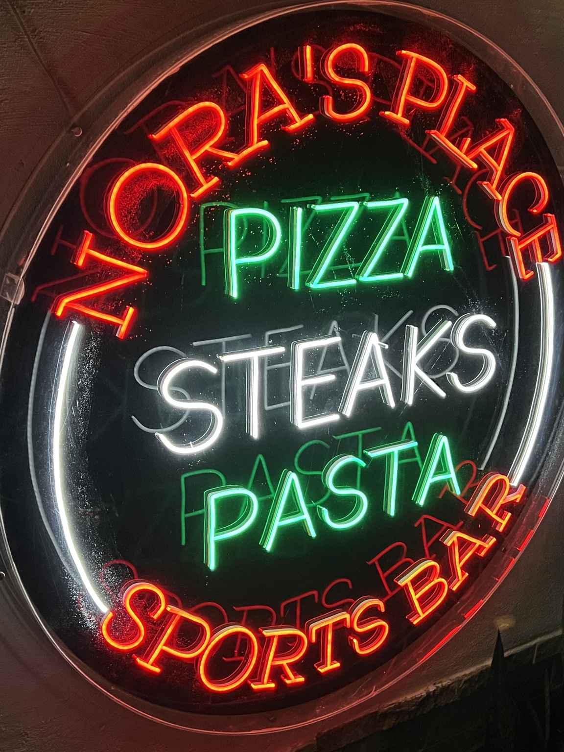 Nora’s Place pizza, steaks, pasta and sports bar